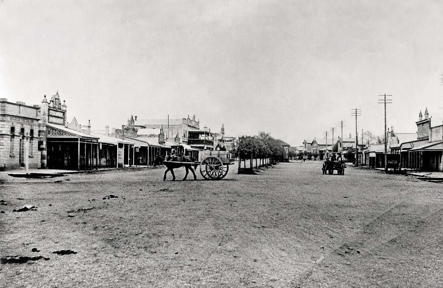 Historic Austin Street in Cue Western Australia