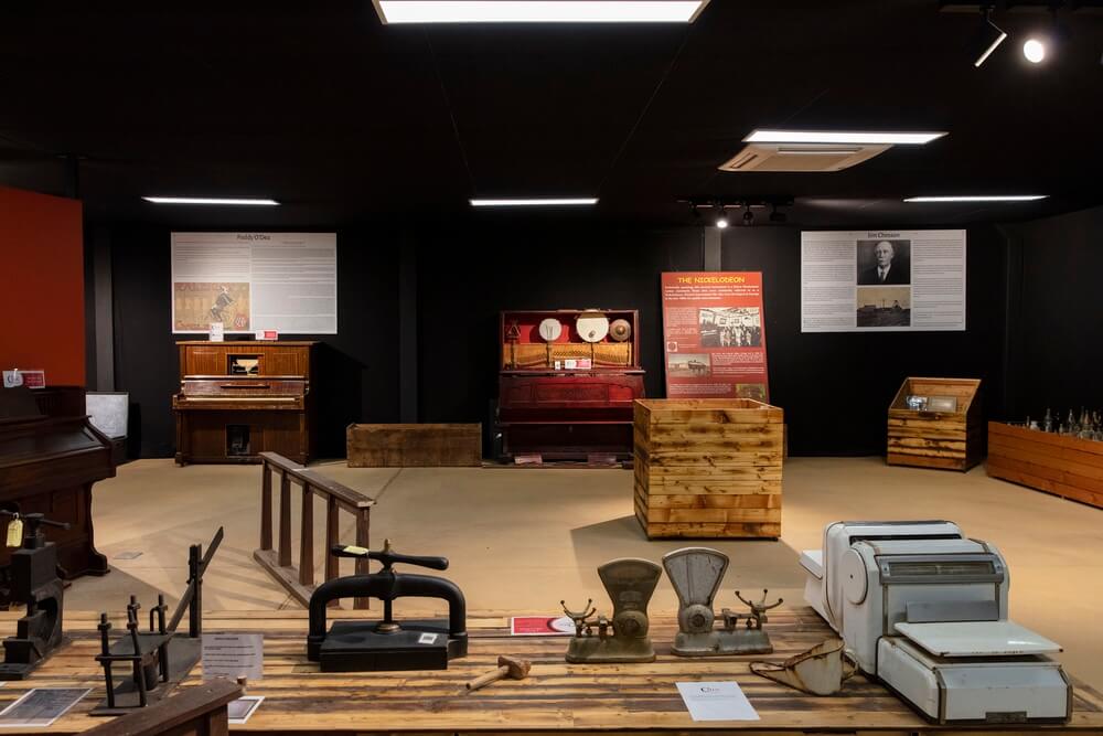 Displays inside the Cue Heritage Centre