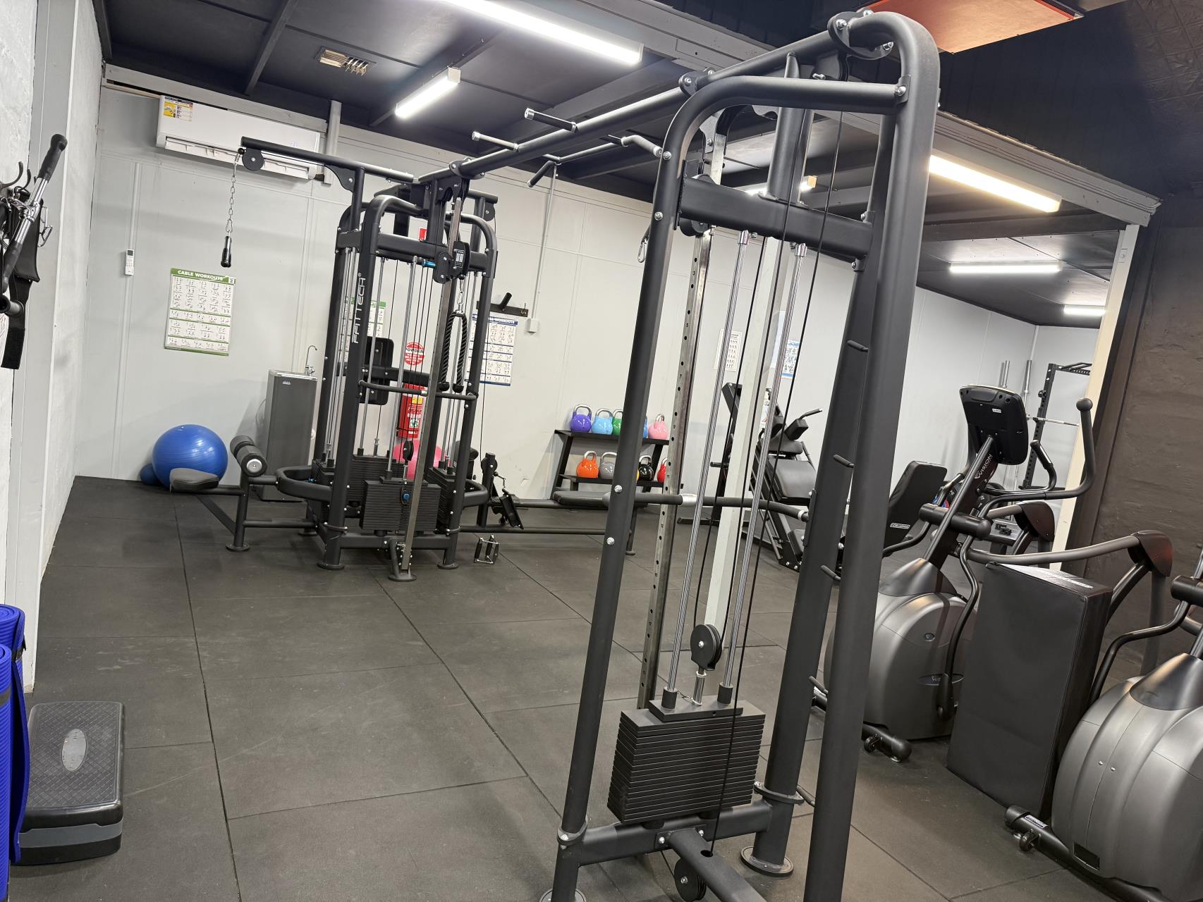 Strength and cardio equipment at the Cue Fitness Centre