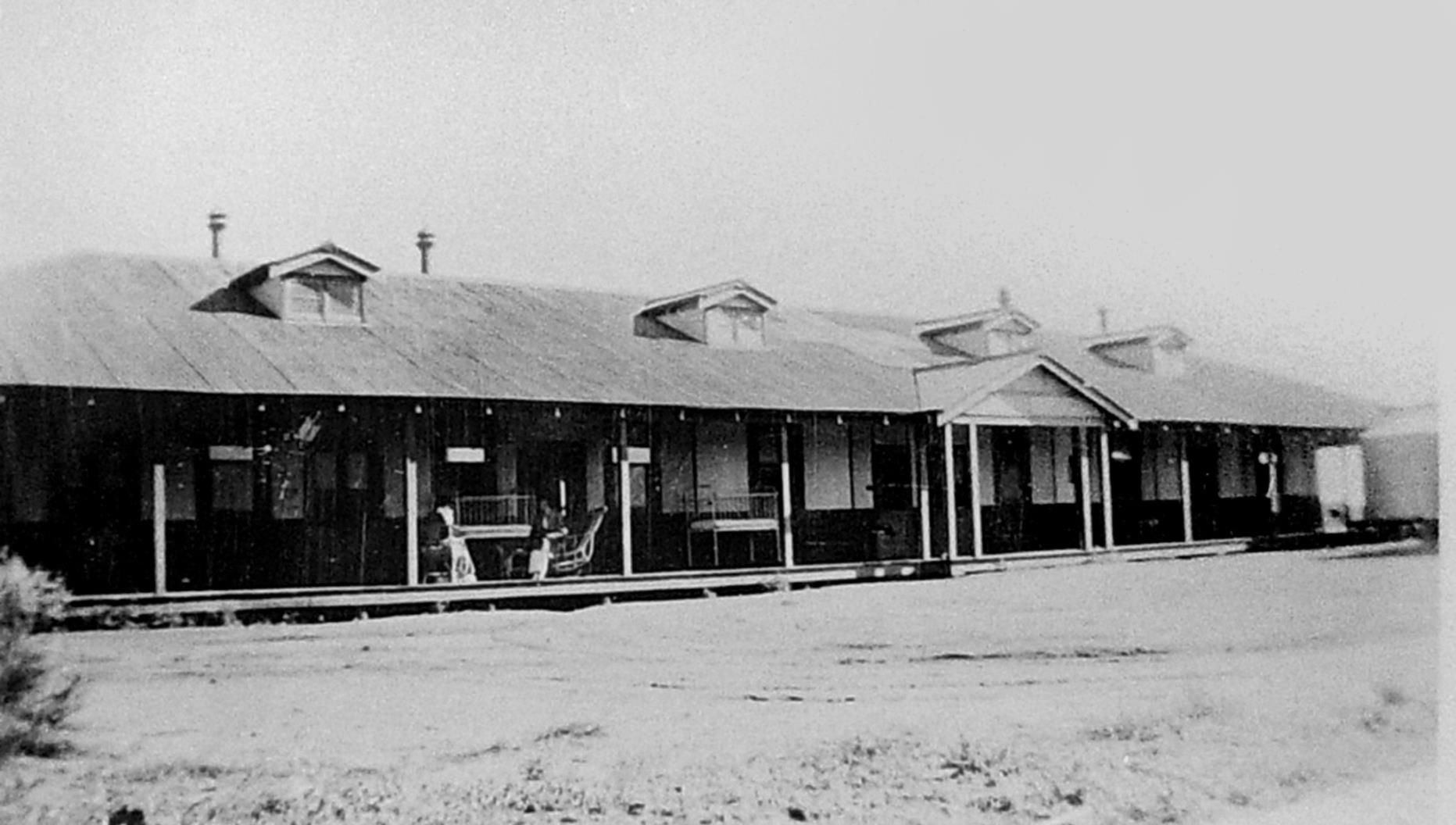 Big Bell Hospital from the side, circa 1948