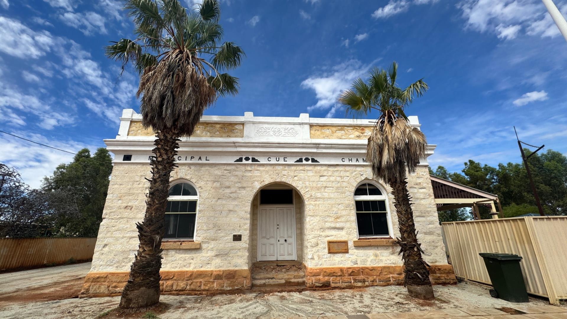 Restored Old Municipal Chambers in Cue